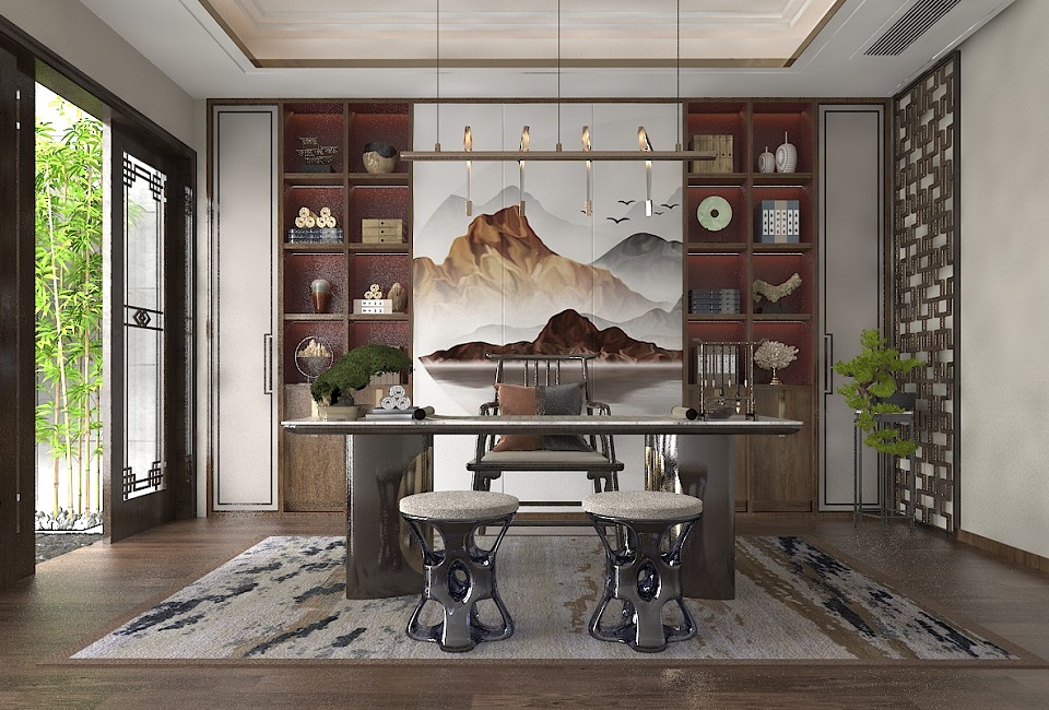 New Oriental Series Custom Furniture Detail View