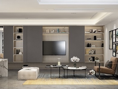 Mute Series Custom Cabinet - Light Dark Contrast Premium Texture