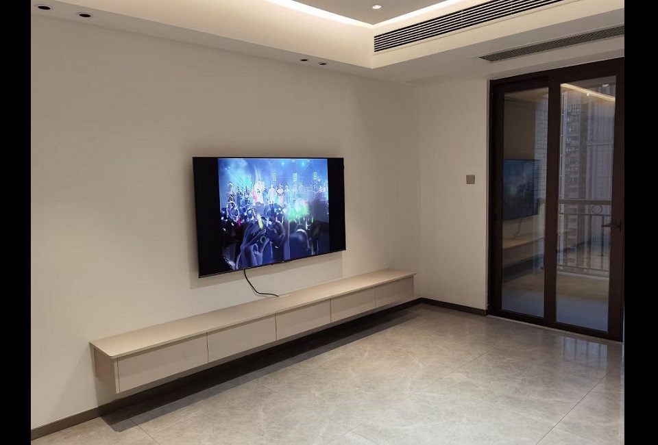 Living & Dining Room Real Shot Photos - OLEE Custom Real Installation